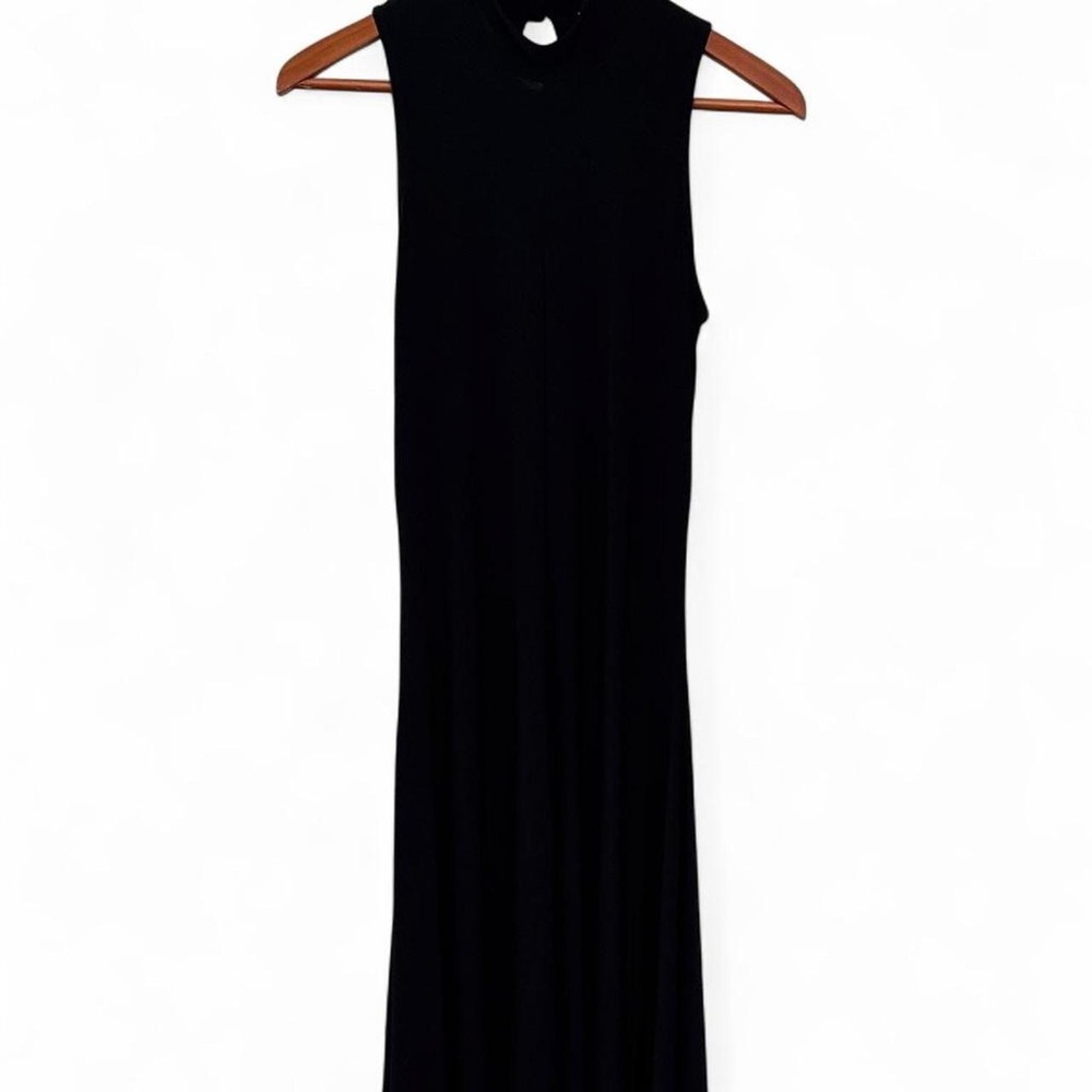 Joseph Ribkoff Elegant Black Sleeveless Midi Dress